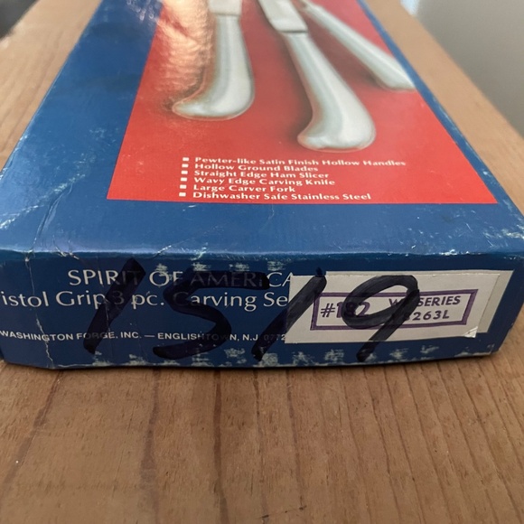 Vintage Washington Forge Spirit of America Pistol Grip 3 Piece - Picture 7 of 8